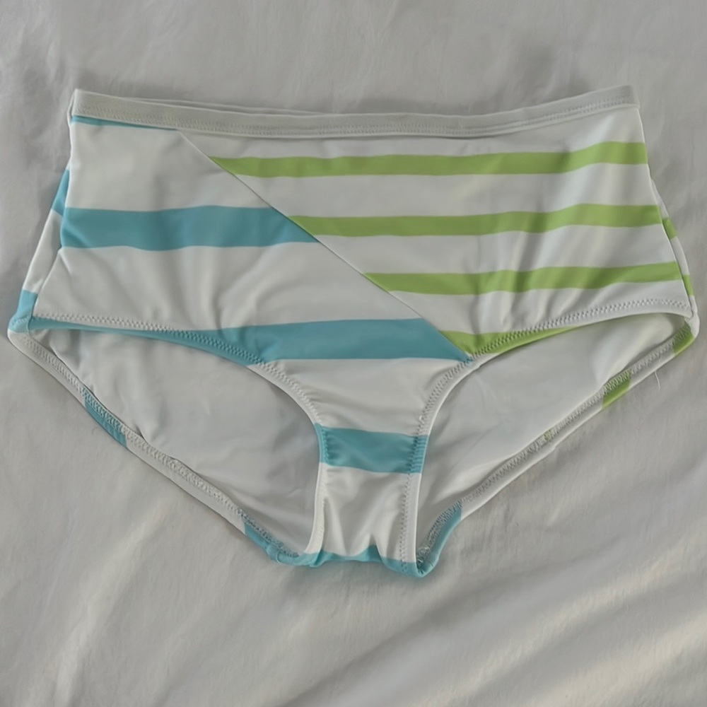 Solid and Striped bikini bottoms size small